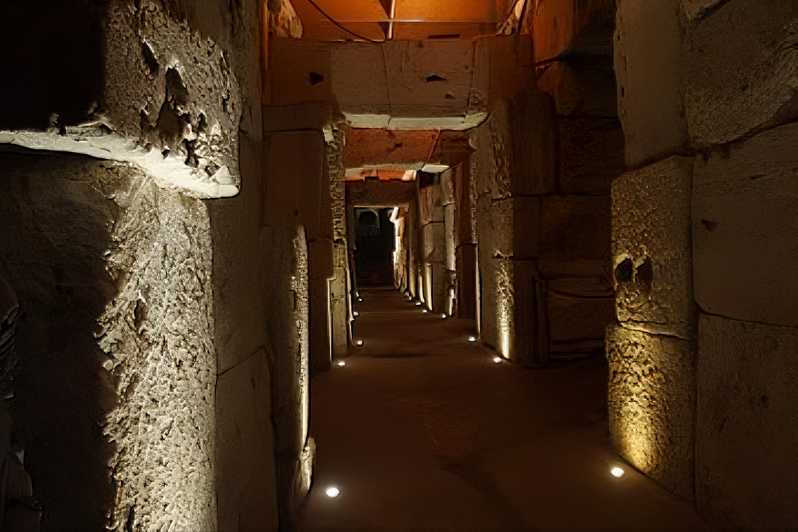 Rome: Colosseum Underground and Arena Floor Tour - Underground chambers and passageways, where the show was run