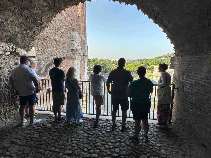 Rome: Colosseum VIP Top Floor 7 Pax Tour - The handoff to the Roman Forum and Palatine Hill, self-guided