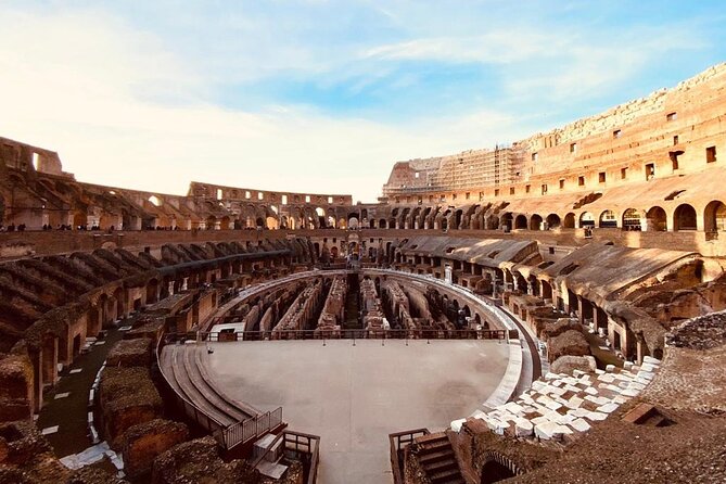 Rome: Colosseum with Arena, Roman Forum and Palatine Guided Tour - Entering the Colosseum arena floor, plus 1st and 2nd levels