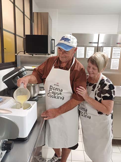 Rome cooking: Gelato & Tiramisu with savoiardi Baking class - Key takeaways