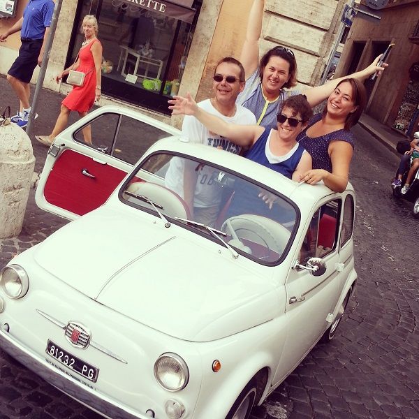 Rome Driving Tour By Vintage Fiat 500 - Behind the wheel: manual driving, safety support, and your comfort checklist