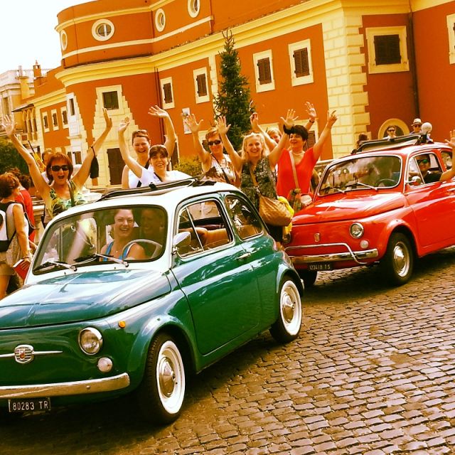 Rome Driving Tour By Vintage Fiat 500 - Breaks, cappuccinos, and what you actually need to budget