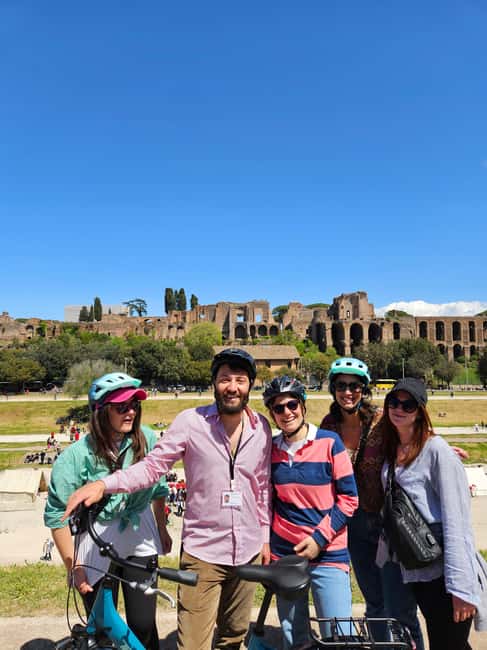 Rome E-Bike Tour with a local! (and a traditional snack) - Trek e-bikes and Bosch assist, built for hills and street texture
