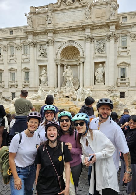 Rome E-Bike Tour with a local! (and a traditional snack) - The Trevi area as a quick orientation point