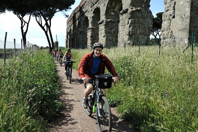 Rome EBike Tour: Appian Way, Catacombs & Roman Aqueducts - Circus of Maxentius and the skyline of tombs