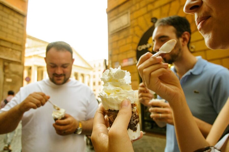 Rome: Espresso, Gelato and Tiramisù Tasting Tour - Tazza d’Oro Granita Moment, Cold and Refreshing