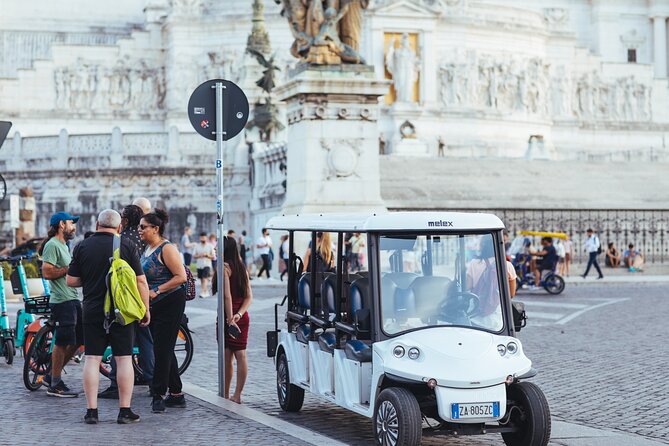 Rome: Evening Golf Cart Semi or Private Tour with Aperitivo - Circus Maximus, Palatine Hill, and the Story of Rome’s Origins