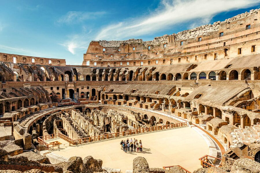 Rome: Exclusive Colosseum Underground and Arena Guided Tour - Palatine Hill and the Colosseum views: power with a postcard view