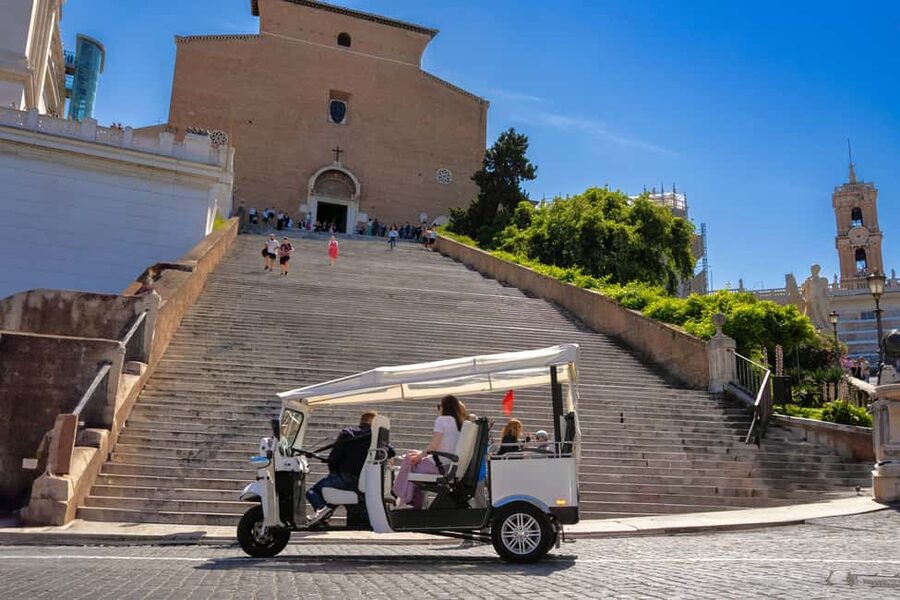 Rome: Exclusive Private Tour by Tuk Tuk - St. Peter’s Basilica finish and the Vatican-area payoff