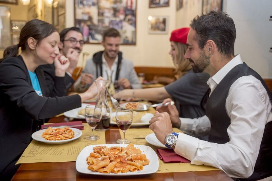 Rome: Food Tour and Wine Tasting in a Traditional Trattoria - Viola: ham and cheese tasting that teaches you how Romans build flavor