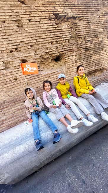 Rome for Kids: Colosseum and Roman Forum Tour - Colosseum Stop: Gladiator-Style Viewing With Headphones