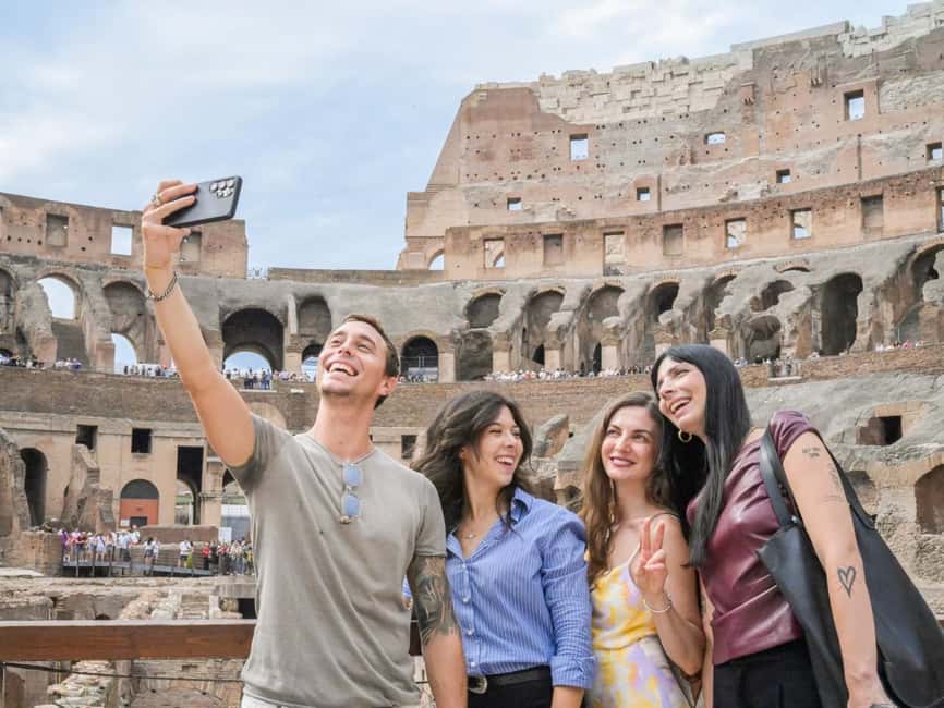 Rome: Full-Day Colosseum, Vatican Museums & City Center Tour - Entering the Colosseum with a guide, not just a crowd