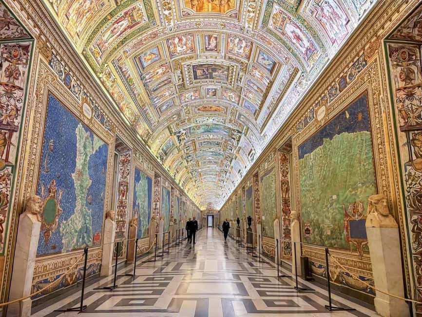 Rome: Full-Day Colosseum, Vatican Museums & City Center Tour - St. Peter’s Basilica photo stop via the Scala Regia