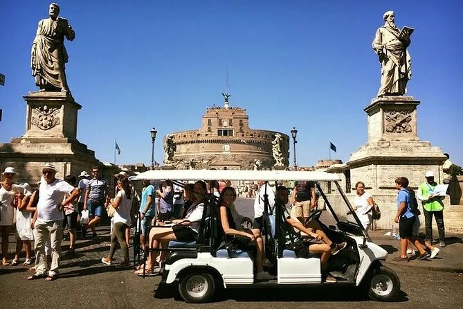 Rome: Golf Cart Tour of the Eternal City - Marcus Aurelius Column and Piazza Colonna views