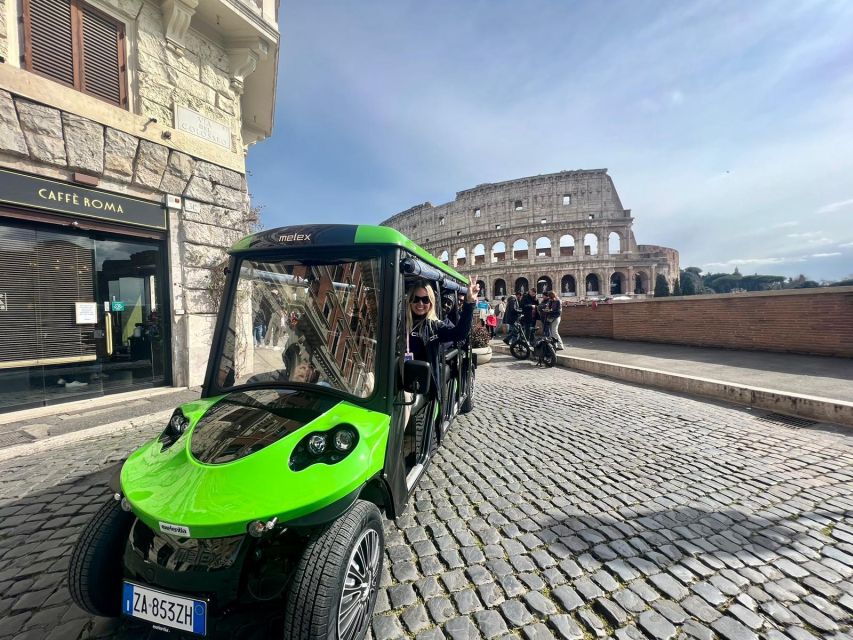 Rome: Golf Cart Tour with Artisanal Gelato Tasting - A Golf Cart Loop That Actually Fits Rome’s Chaos
