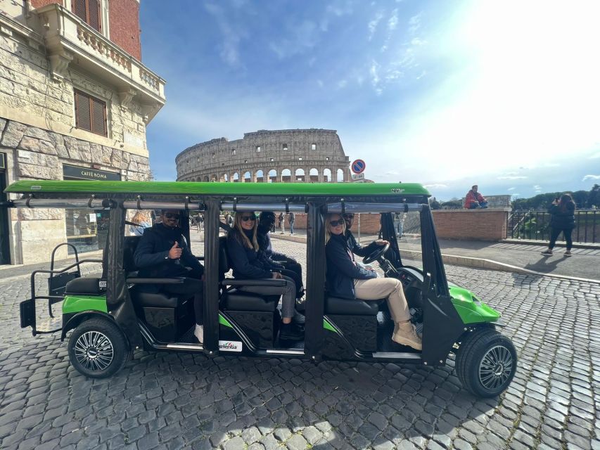 Rome: Golf Cart Tour with Artisanal Gelato Tasting - Mouth of Truth Area: Bocca della Verità Photo Moment