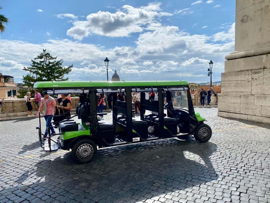 Rome: Golf Cart Tour with Artisanal Gelato Tasting - Pantheon Break and Artisanal Gelato: Where the Tour Feels Like a Real Meal Plan