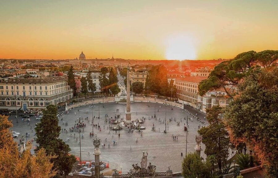 Rome: Guided City Center Evening Sightseeing Walking Tour - Pincio Terrace at sunset: the view that makes the walking worth it