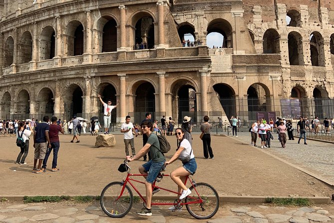 Rome Highlights by E-Bicycle Small group - Orange trees garden view: a quiet moment with real payoff