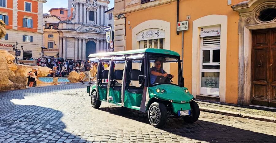 Rome: Highlights Tour by Golf Cart - Spanish Steps and Barcaccia Fountain, Then Right Into the Sights