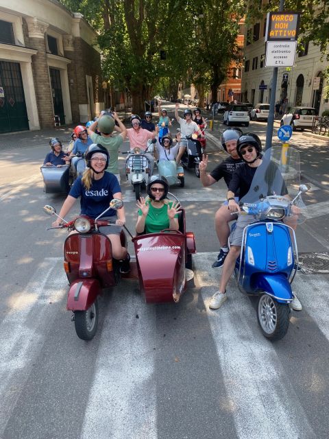 Rome: Highlights Vespa Sidecar Tour with Coffee and Gelato - Piazza Venezia to the Colosseum: Quick Wow Moments With Photo Time