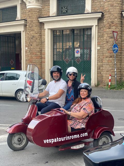 Rome: Highlights Vespa Sidecar Tour with Coffee and Gelato - Aventine Hill and Giardino degli Aranci: Views That Actually Reset You
