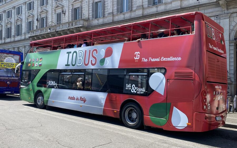 Rome: Hop-On Hop-Off Open-Top Bus City Tour - How boarding really feels: show your voucher and hunt for the stop