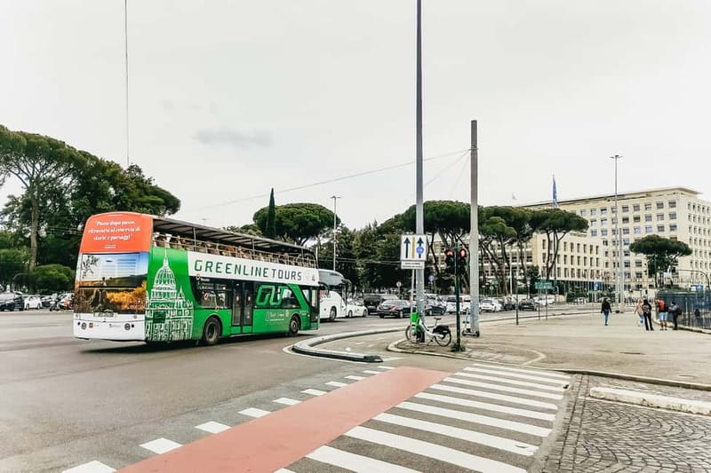 Rome:Hop-On Hop-Off Panoramic Open Bus Ticket 3 Circuits x 1 - Vatican Day, Without Overplanning: From St. Peter’s Area to St. Peter’s Basilica
