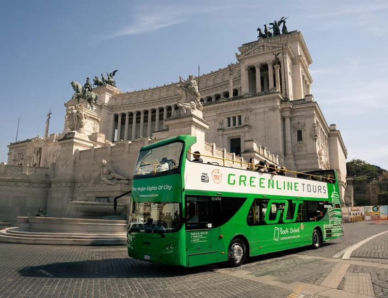 Rome:Hop-On Hop-Off Panoramic Open Bus Ticket 3 Circuits x 1 - Villa Borghese and Barberini: Park Views, Museums, and a Slower Pace