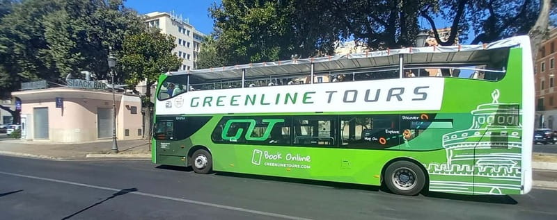 Rome:Hop-On Hop-Off Panoramic Open Bus Ticket 3 Circuits x 1 - How the 3 Circuits Feel in Real Life (Green, Orange, Blue)