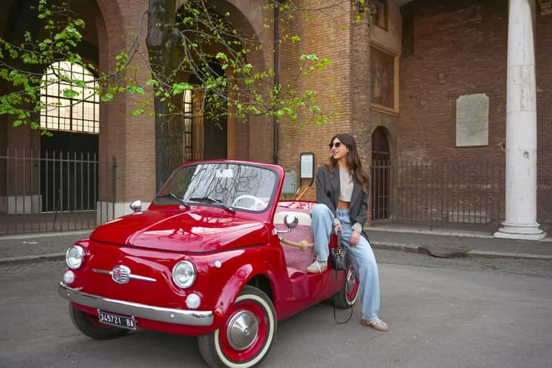 Rome in a Fiat Jolly: Exclusive Vintage Ride & Photo Tour - The Photo Session: How It Gets Candid, Not Awkward