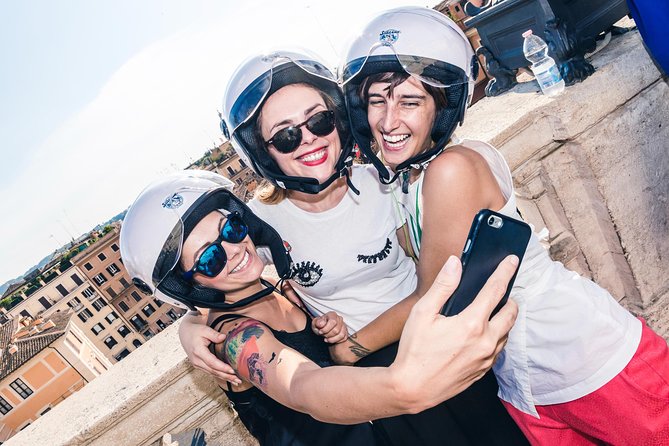 Rome Morning Vespa Sidecar Tour in Rome with Cappuccino - Helmets, Sidecar Seating, and Safety Limits You Need to Know