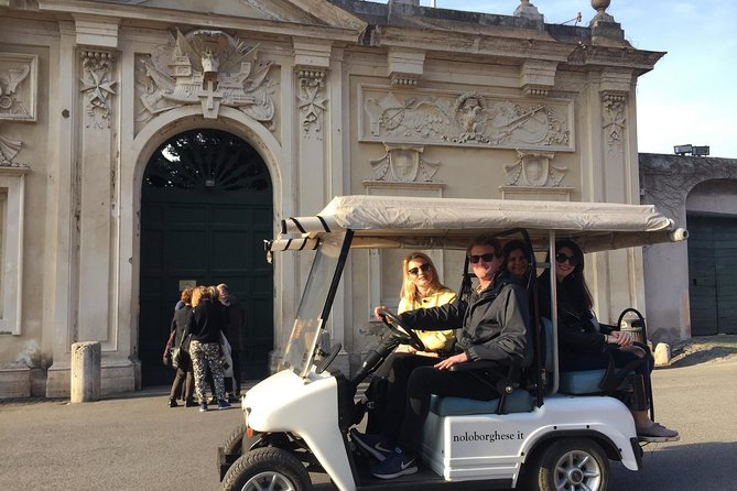 Rome on a Golf Cart Semi-Private Tour Max 6 with Private Option - Largo di Torre Argentina and Piazza Venezia: From Caesar to Italy