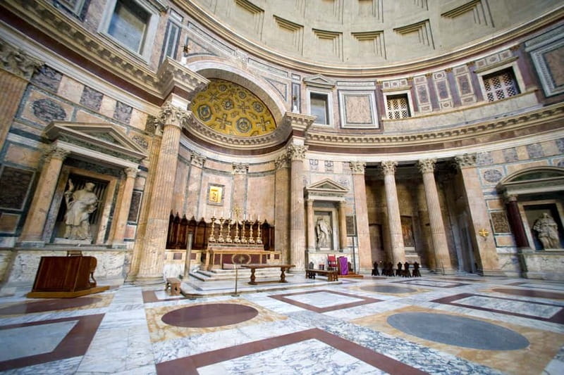 Rome: Pantheon Fast-Track Ticket and Official Audio Guide - Margherita of Savoy and the Pentecost rose-petal image