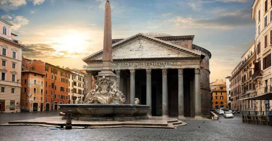 Rome: Pantheon Timeless Marvel Guided Tour with Entry Ticket - Outside the Pantheon: Corinthian columns and the dome’s loud presence