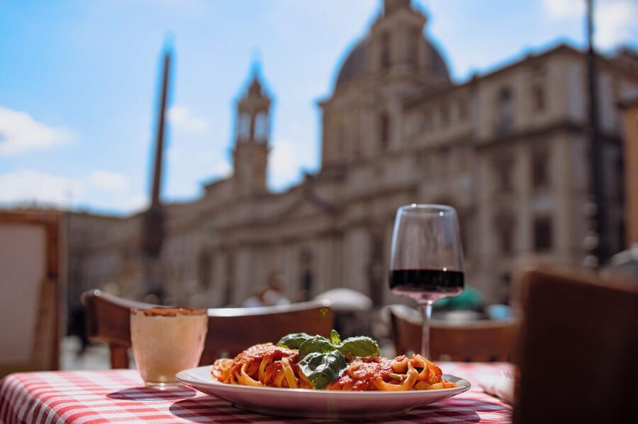 Rome: Pasta and Tiramisu Cooking Class in Piazza Navona - Eating Your Work on Piazza Navona