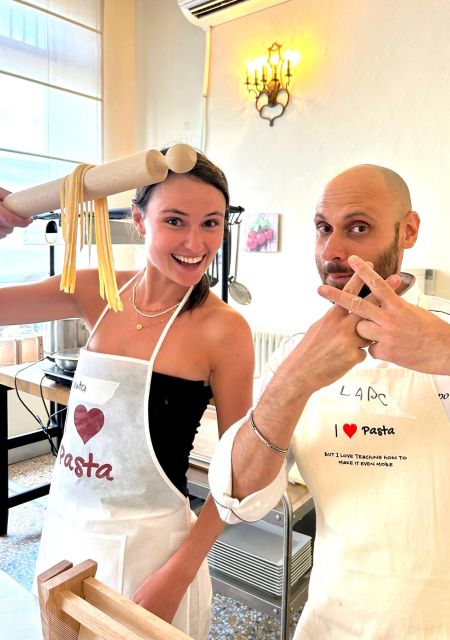Rome: Pasta Making Class with Wine, Limoncello, and Dessert - Rolling and shaping fresh pasta dough, the part you will remember