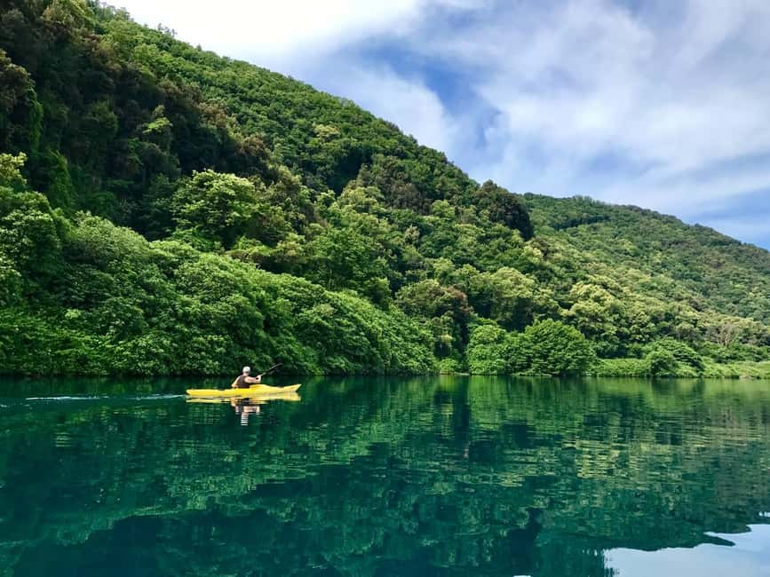 Rome: Popes' Lake, Kayak Tour with Swimming & Roman Pizza - From the dock to the landmarks, what the tour shows you on Lake Albano