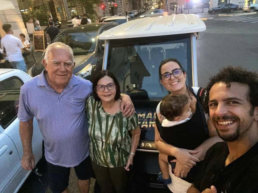 Rome: Private Golf Cart tour with a Local Guide - Altar of the Fatherland Pass-by: Fast Views, No Ticket Detour