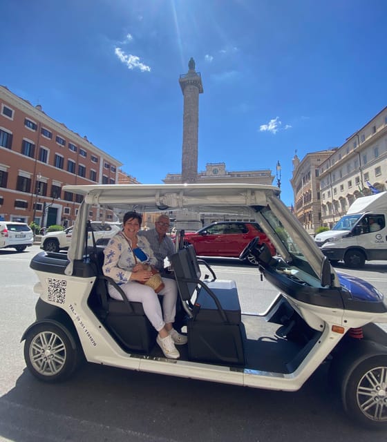Rome: Private Golf Cart Tour with Artisanal Gelato - Colosseum: classic exterior views with a short, efficient plan