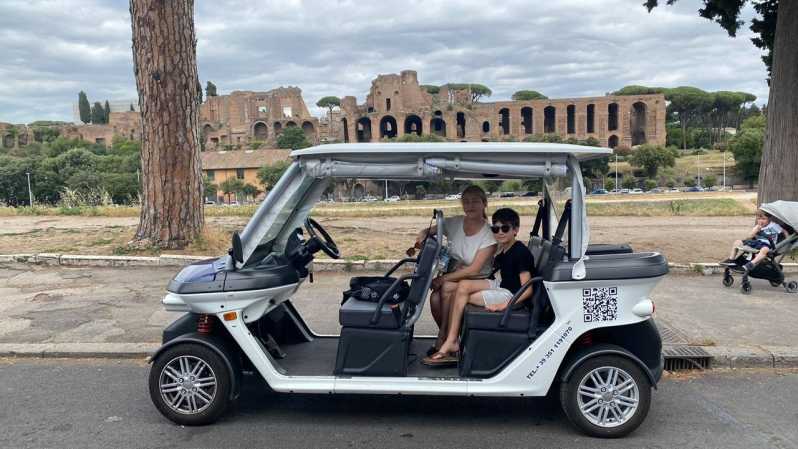 Rome: Private Golf Cart Tour with Artisanal Gelato - A 100% electric golf cart that makes Rome feel calmer
