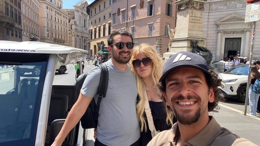 Rome: Private Golf Cart Tour with Artisanal Gelato - Trevi Fountain: coin toss plus a guide’s pacing