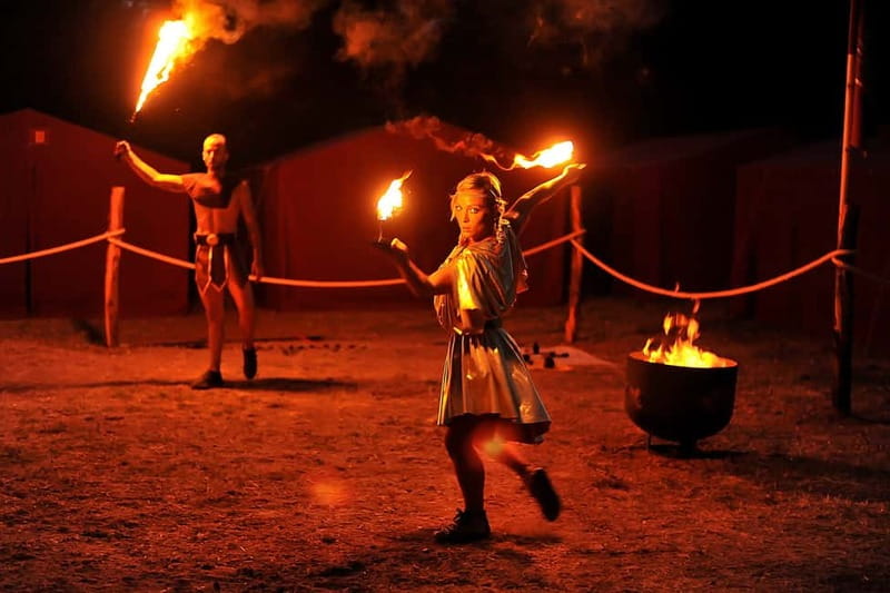 Rome: Roma World, the park to live a day as an Ancient Roman - Birds of Prey Arena and Magical Wood Roman Nights lights