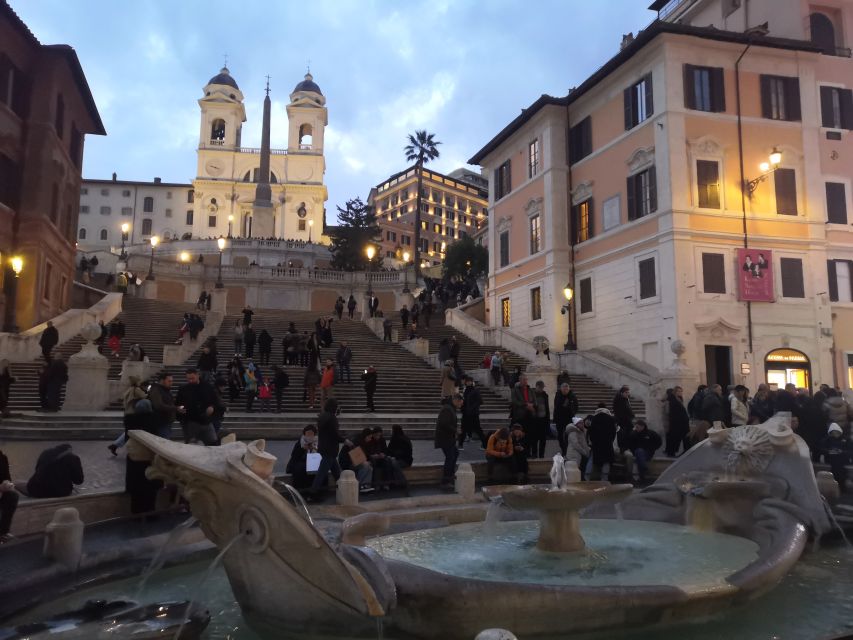 Rome: Spanish Steps, Trevi, Navona and Pantheon Sunset Tour - Why sunset works better than daytime crowd warfare