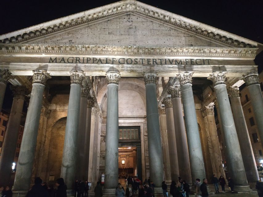 Rome: Spanish Steps, Trevi, Navona and Pantheon Sunset Tour - The Pantheon from the outside: what to look for in 20 minutes