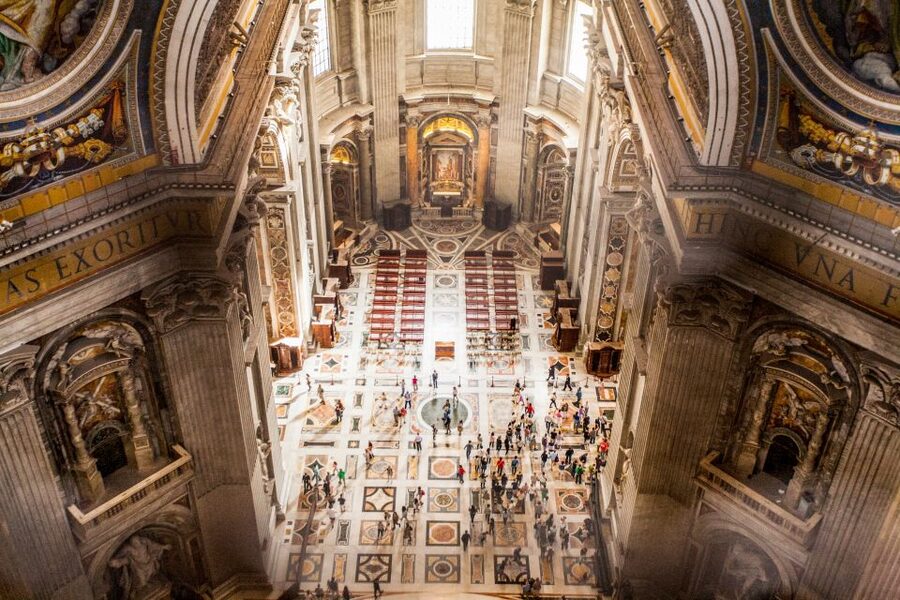 Rome: St. Peter's Basilica & Dome Entry Ticket & Audio Tour - Rome views from the highest building: what you’ll notice when you’re up there