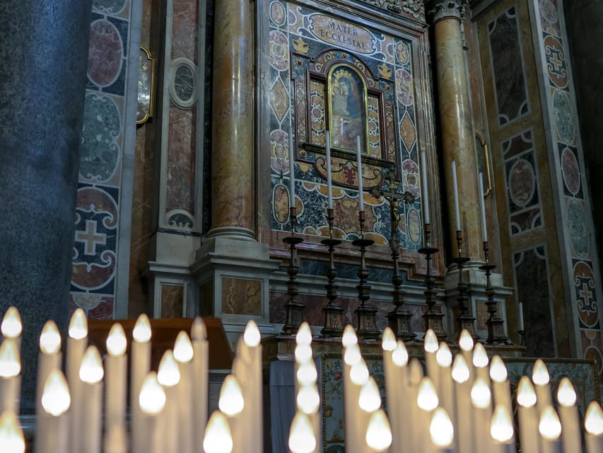Rome: St. Peter's Basilica, La Pietà, Papal Tombs and Dome - Bernini’s Baldachin, where theater meets theology