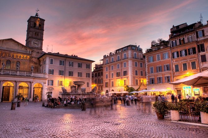 Rome: Trastevere Food tour with Free-Flowing Fine Wine - Trapizzino kickoff at Piazza Trilussa: cheese with balsamic and supplì