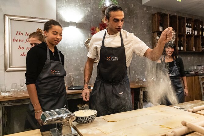 Rome Trastevere Pasta Making Class with Eating Europe - Rione 13 Ristorante: Fettuccine and Ravioli From Scratch (Plus Amatriciana)