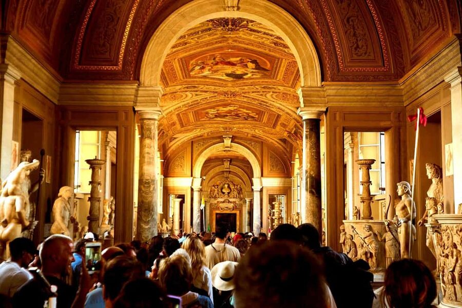 Rome: Vatican & Sistine Chapel Tour + Optional Colosseum - Vatican Museums Highlights: Pinecone Courtyard to the Pio-Clementino